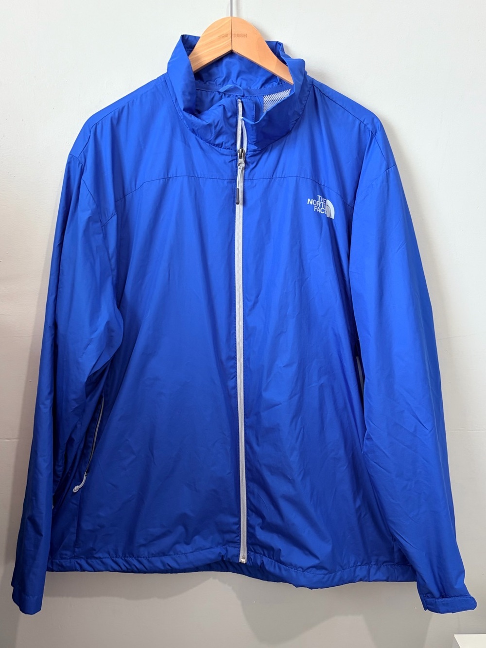The North Face Royal Blue Lightweight Rain Wind Jacket Mens XXL Outerwear
